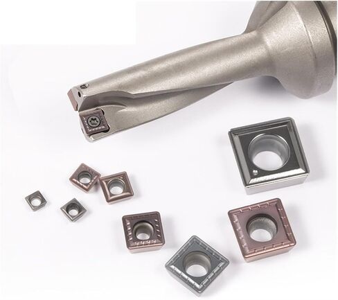 Fast Violent Drill Blade SPMG CNC Machine Tools Carbide Insert Stainless Steel Steel Tool Head SPGT U Drill Blade(SPMG060204-TG KT930S) in Saudi Arabia