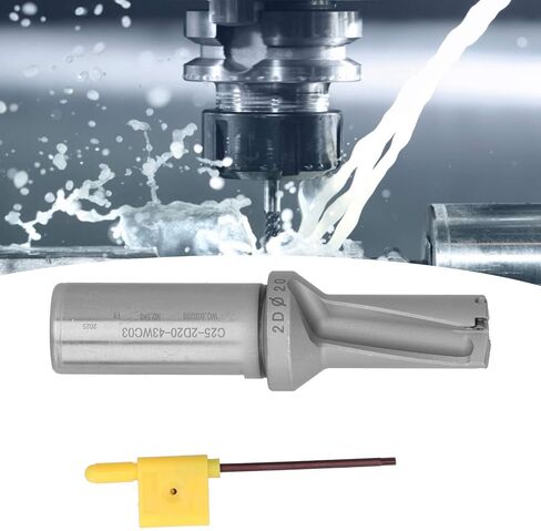 أداة الحفر الشافرة CNC حامل الحفر كربيد U بتات لأعمال المعادن الصناعية 20 مم قطرها 40 مم طول شفرة in Saudi Arabia