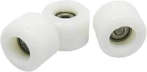 5pcs pu عجلات الأصابع المطلية مع الحامل ألعاب التزلج على لوح التزلج الأصابع rowler 1.5 * 8 * 5mm 1.5 * 7 * 5mm (PU6818-5 1.5x8x5mm) in Kuwait