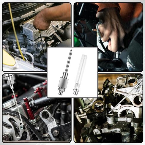 6-Pack Grease Needle Accessory Set, Stainless Steel Grease Needle Tip Kit Fitting Tool Accessory in Saudi Arabia