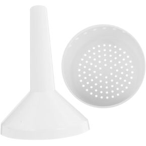 2pcs Plastic Buchner Funnel Set Acid Alkali Resistant Lab Filtering Tool for Experiments High Temperature Tolerance Vacuum Filtration for Paper Filtering in Saudi Arabia