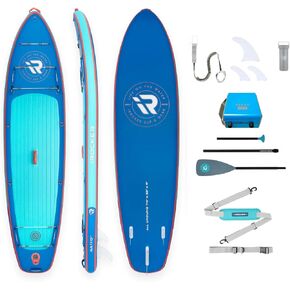 Irocker في جميع أنحاء حوالي 11 7.0 قابلة للنفخ قابلة للوقوف Paddle Board Premium SUP وملحقات - مصنوعة لجميع مستويات المهارات - السرعة والاستقرار in Kuwait