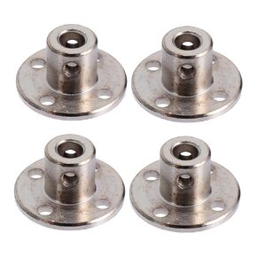 Amosfun 4pcs شفة عمود اقتران دليل جامد الحامل موصل المفصل للطابعات آلات CNC نماذج RC تشمل مفتاح الربط in Kuwait