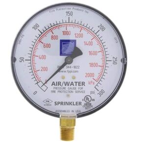 Air-Water Gauge, 0-300psi (UL & FM Approved) in Saudi Arabia