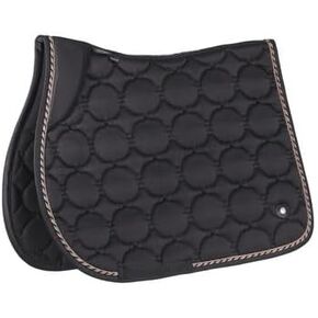 Dover Saddlery Luxury All-Purpose Saddle Pad, Color: Black, Size: Horse in Saudi Arabia