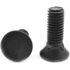3/4-10 x 2 1/4 (FT) Coarse Thread Grade 8 Plow Bolt #3 Flat Head Medium Carbon Steel Thermal Black Oxide Pk 125 in Saudi Arabia