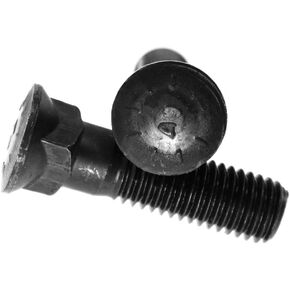 1 1/4"-7x4 1/2" Coarse Thread Grade 8 Dome Head Plow Bolt #3 Alloy Steel Plain Finish Pk 20 in Kuwait