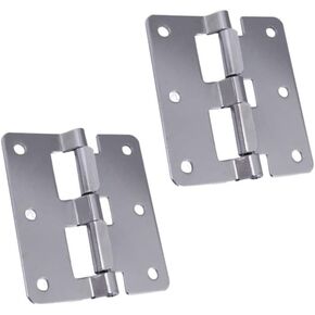 LIFKOME 2Pcs Durable Luggage Hinge Thickened Mute Flat Hinges for Suitcase Replacement Heavy Duty Iron Metal Accessory for Silent Operation and Enhanced Durability in Saudi Arabia