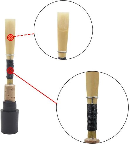 Oboe Reed, Reeds Medium Soft Oboe Reed With Plastic Storage Instrument Part in Kuwait