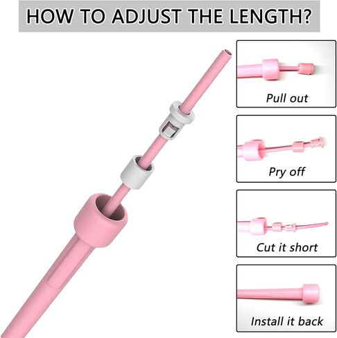 4 حزمة قابلة للتعديل الحبال ، حبل القفز لسرعة خفيفة الوزن خالية من التشابك ، حبل القفز الطويل 9.2 قدم للياقة ، التمرين ، ممارسة المدارس ، التدريب ، حبل تخطي للأطفال الفتيات الرجال الرجال نساء in Kuwait