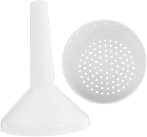 2pcs Plastic Buchner Funnel Set Acid Alkali Resistant Lab Filtering Tool for Experiments High Temperature Tolerance Vacuum Filtration for Paper Filtering in Saudi Arabia