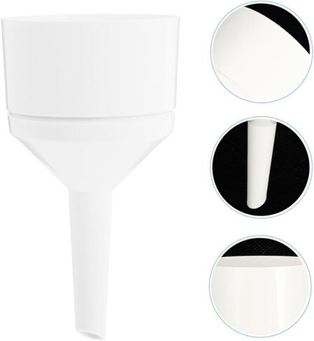 2pcs Plastic Buchner Funnel Set Acid Alkali Resistant Lab Filtering Tool for Experiments High Temperature Tolerance Vacuum Filtration for Paper Filtering in Saudi Arabia