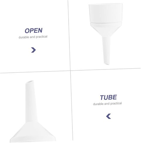 2pcs Plastic Buchner Funnel Set Acid Alkali Resistant Lab Filtering Tool for Experiments High Temperature Tolerance Vacuum Filtration for Paper Filtering in Saudi Arabia
