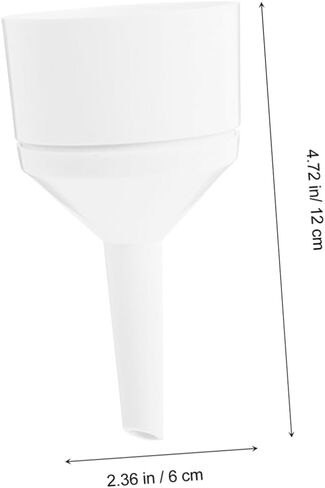 2pcs Plastic Buchner Funnel Set Acid Alkali Resistant Lab Filtering Tool for Experiments High Temperature Tolerance Vacuum Filtration for Paper Filtering in Saudi Arabia