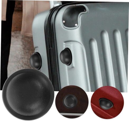 NUOBESTY 4pcs Sturdy Round Bag Rivets Plastic Replacement Feet for Handbags Suitcases and Travel Bags for DIY Craft Projects and Accessories in Saudi Arabia