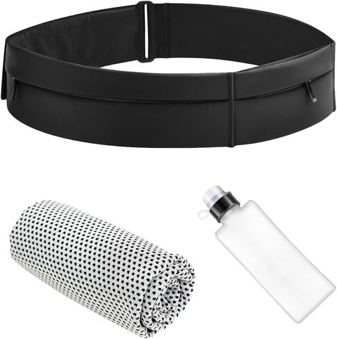 Ultimate Running Belt for Women & Men – Waterproof Fanny Pack with Water Bottle – Running Bag Belts with Phone Holder Bottle Holder,Hands-Free Running Waist Pack for Jogging,Hiking & Travel in Saudi Arabia