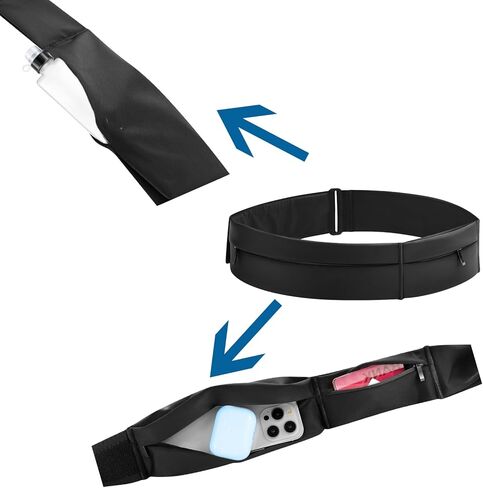 Ultimate Running Belt for Women & Men – Waterproof Fanny Pack with Water Bottle – Running Bag Belts with Phone Holder Bottle Holder,Hands-Free Running Waist Pack for Jogging,Hiking & Travel in Saudi Arabia