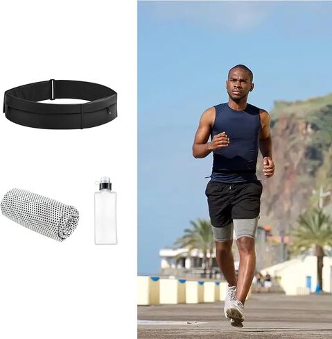Ultimate Running Belt for Women & Men – Waterproof Fanny Pack with Water Bottle – Running Bag Belts with Phone Holder Bottle Holder,Hands-Free Running Waist Pack for Jogging,Hiking & Travel in Saudi Arabia