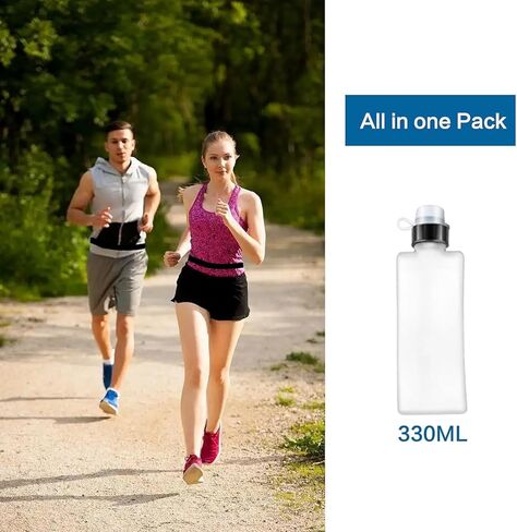 Ultimate Running Belt for Women & Men – Waterproof Fanny Pack with Water Bottle – Running Bag Belts with Phone Holder Bottle Holder,Hands-Free Running Waist Pack for Jogging,Hiking & Travel in Saudi Arabia