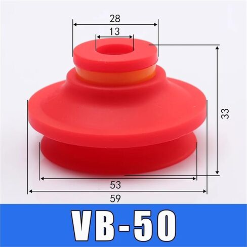 إكسسوارات معالجتها مصاصة VB10 20 30 40 50 مخصصة لفراش الفراغ المخصصة لسيطة تشاك (VB-50 أسود) in Saudi Arabia