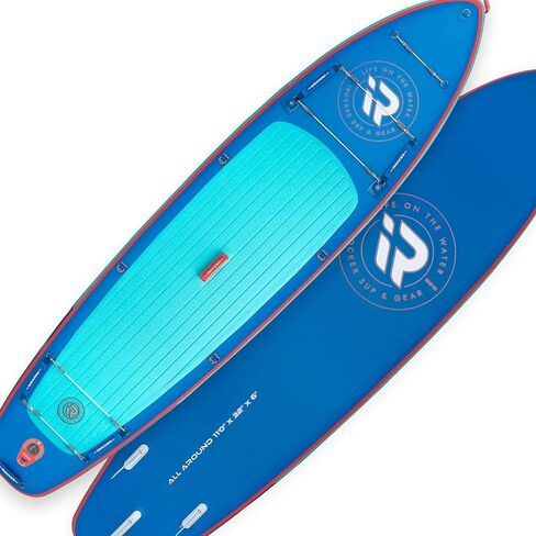 Irocker في جميع أنحاء حوالي 11 7.0 قابلة للنفخ قابلة للوقوف Paddle Board Premium SUP وملحقات - مصنوعة لجميع مستويات المهارات - السرعة والاستقرار in Kuwait