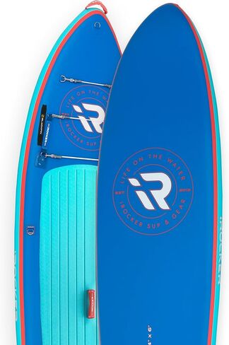Irocker في جميع أنحاء حوالي 11 7.0 قابلة للنفخ قابلة للوقوف Paddle Board Premium SUP وملحقات - مصنوعة لجميع مستويات المهارات - السرعة والاستقرار in Kuwait