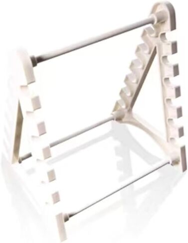 Lab White Plastic Pipette Rack Double Sided Laboratory Pipette Stand Support(Blue 2 PCS) in Saudi Arabia