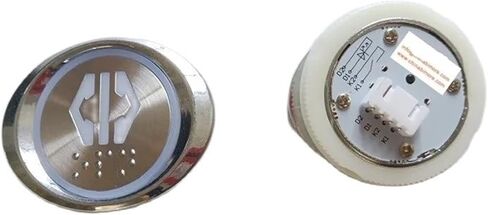 Elevator Push Button Oval Buttons Lift Spare Parts White Light Open Close Door Use in Saudi Arabia