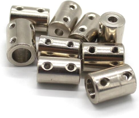 1pc Steel Rigid Shaft Coupling 22mm Length 14mm Diameter Coupler Motor Connector Sleeve(4mm to 4mm) in Saudi Arabia