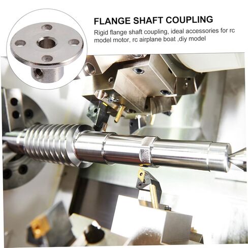 Amosfun 4pcs شفة عمود اقتران دليل جامد الحامل موصل المفصل للطابعات آلات CNC نماذج RC تشمل مفتاح الربط in Kuwait