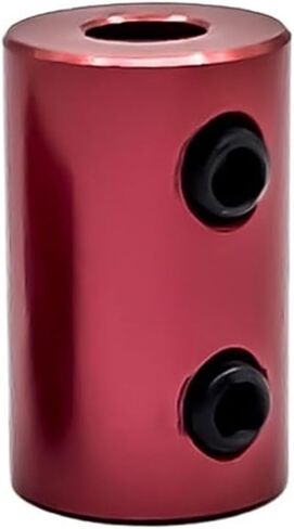 1PC D12 L20 Aluminium Alloy Rigid Top Wire Coupling Bore Red Cylindrical Type Model Motor Shaft Coupling(2mm to 4mm) in Saudi Arabia