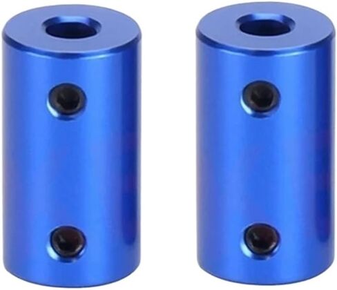 2pcs Ship Models Shaft Coupler Aluminum Alloy Coupling 3D Printers Motor Couplings Flexible Coupling(8mm x 8mm) in Saudi Arabia