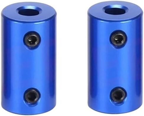 2pcs Ship Models Shaft Coupler Aluminum Alloy Coupling 3D Printers Motor Couplings Flexible Coupling(8mm x 8mm) in Saudi Arabia