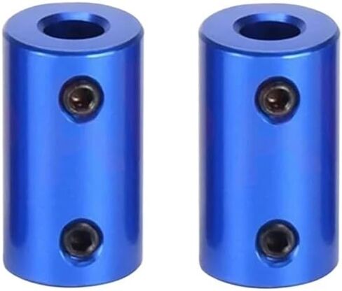 2pcs Ship Models Shaft Coupler Aluminum Alloy Coupling 3D Printers Motor Couplings Flexible Coupling(8mm x 8mm) in Saudi Arabia