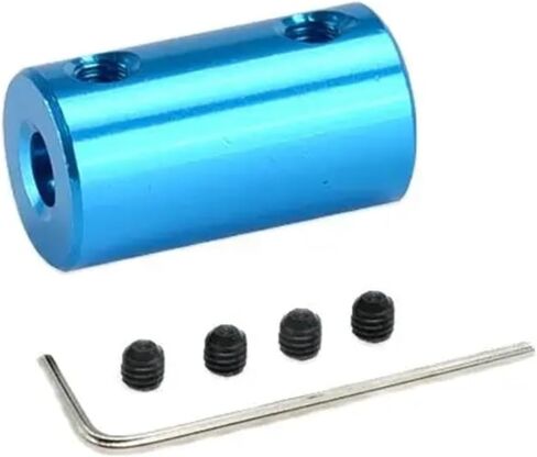 1pcs 2mm 3mm 4mm 5mm 6mm Aluminum Alloy Rigid Shaft Coupling Rigid Coupler Motor Connector for Motor Transmission Parts 10x20mm(2mm to 3.17mm) in Saudi Arabia