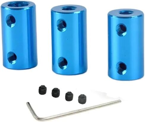 1pcs 2mm 3mm 4mm 5mm 6mm Aluminum Alloy Rigid Shaft Coupling Rigid Coupler Motor Connector for Motor Transmission Parts 10x20mm(2mm to 3.17mm) in Saudi Arabia