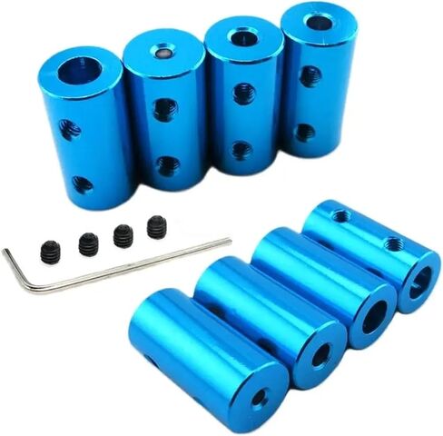 1pcs 2mm 3mm 4mm 5mm 6mm Aluminum Alloy Rigid Shaft Coupling Rigid Coupler Motor Connector for Motor Transmission Parts 10x20mm(2mm to 3.17mm) in Saudi Arabia
