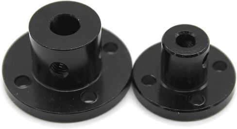 1pcs Aluminum Alloy Flange Rigid Motor Shaft Coupling 3mm 4mm 5mm 6mm Bore Coupler Transmission Connector Sleeve Adapter DIY Model Parts(3mm) in Saudi Arabia