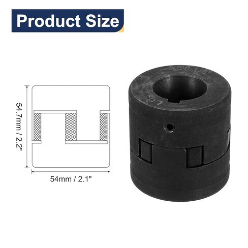 UXCELL 1-1/8 "إلى 1-1/8" L090 مرنة 3 قطعة من L-jaw اقتران مقرن و BUNA-N NBR العنكبوت لسجل الخائن الهجين معدات in Kuwait