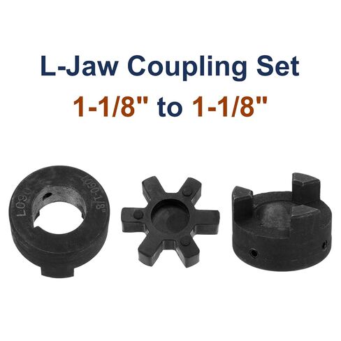 UXCELL 1-1/8 "إلى 1-1/8" L090 مرنة 3 قطعة من L-jaw اقتران مقرن و BUNA-N NBR العنكبوت لسجل الخائن الهجين معدات in Kuwait