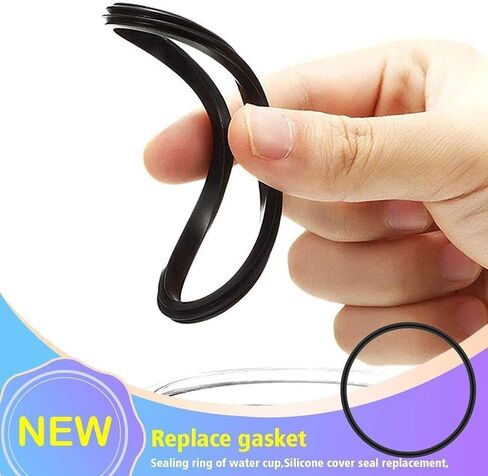 10Pcs Black Replacement Rubber Lid Ring Compatible with Travel Mug 16oz and 20oz Gasket Seals Lid for Insulated Stainless Steel Tumblers, Coffee Cups, Tumblers and Water Glasses in Saudi Arabia