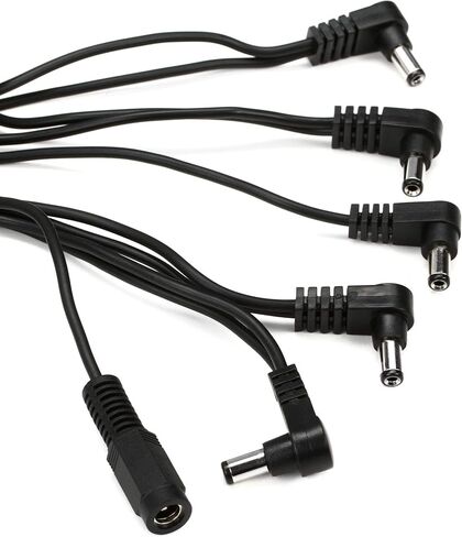 Truetone 1 SPOT Slim 9V DC Adapter + Hosa CPE-106 Guitar Pedalboard Patch Cable - Right Angle to Right Angle - 6 inch + in Saudi Arabia