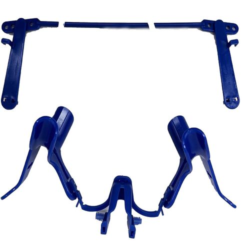 Teeth Whitening Cheek Retractor Dental Oral Dry System Dental Mouth Opener,Autoclavable Intraoral Cheek Lip Retractor with Saliva Suction Tube Tongue Guard (Blue) in Kuwait