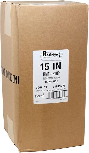 AEP Industries Inc Resinite RMF-61HP Series Wrap Wrap Film Film Clear ، طوله 5000 '× 17 عرض | 1/لفة in Saudi Arabia