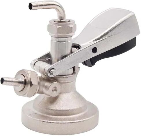 Draft Beer Homebrew Keg Coupler Beer Dispenser Type S/D/A/G Brass Body Stainless Probe Hose Barb & Push In Fitting(G 8mm Push) in Saudi Arabia