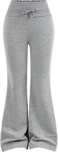 Floerns Girl's Charpstring Flare Flare Leg Pants الرياضية يوجا سراويل طويلة in Saudi Arabia