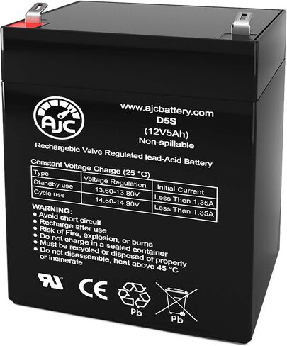 AJC Battery Compatible with Razor E100 E 100 Red 13111260 12V 5Ah Electric Scooter Battery in Kuwait