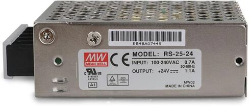 RS-25-24 24V 1.1A 26.4W Single Output Switching Power Supply - Compact, High Efficiency, 88-264VAC/125-373VDC - DIY Projects, Electronics in Kuwait