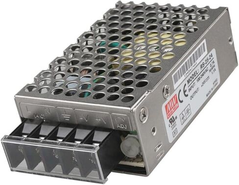 RS-25-24 24V 1.1A 26.4W Single Output Switching Power Supply - Compact, High Efficiency, 88-264VAC/125-373VDC - DIY Projects, Electronics in Kuwait
