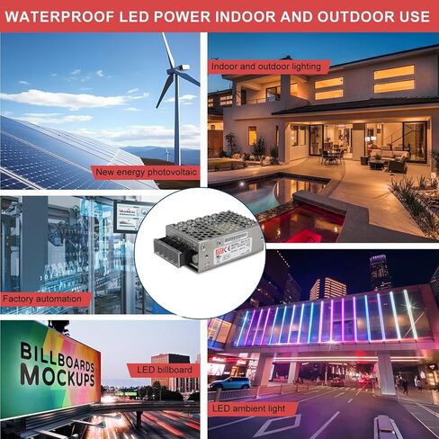 RS-25-24 24V 1.1A 26.4W Single Output Switching Power Supply - Compact, High Efficiency, 88-264VAC/125-373VDC - DIY Projects, Electronics in Kuwait